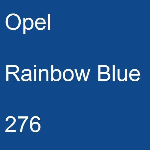 Opel, Rainbow Blue, 276.